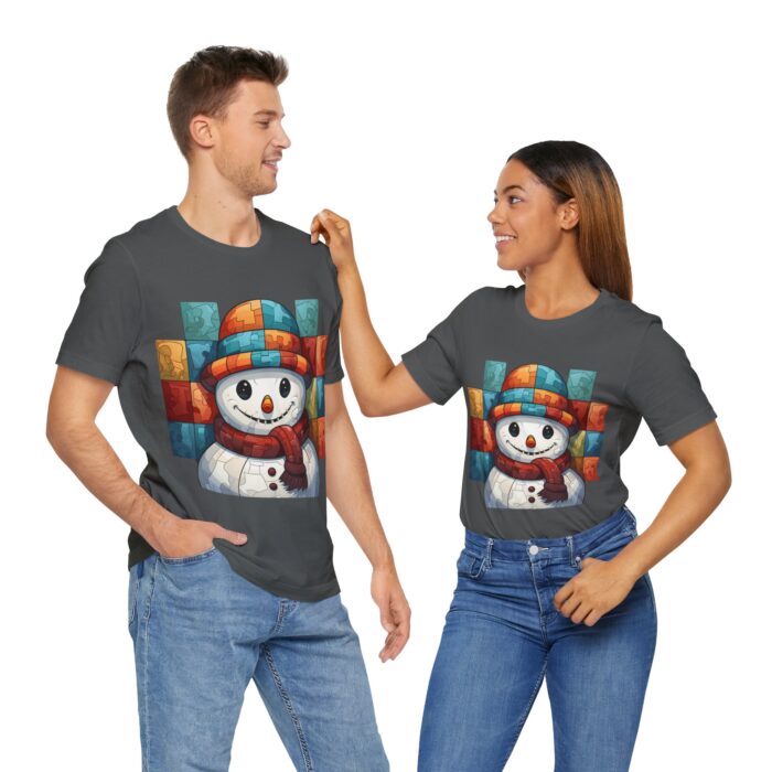 Snowman Unisex Jersey Short Sleeve Tee - Image 170