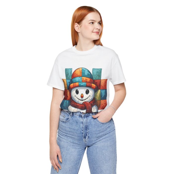 Snowman Unisex Jersey Short Sleeve Tee - Image 18