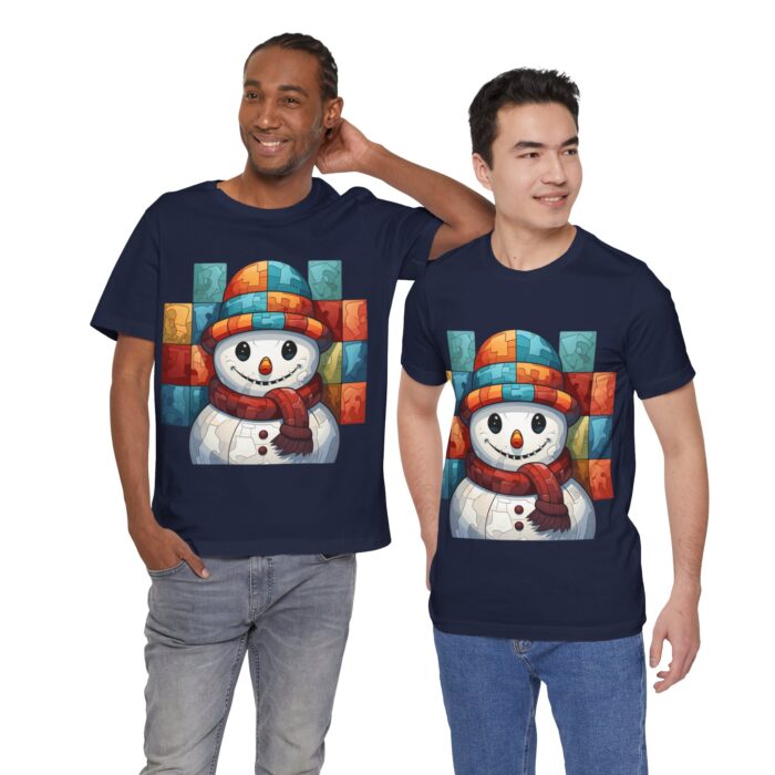 Snowman Unisex Jersey Short Sleeve Tee - Image 231