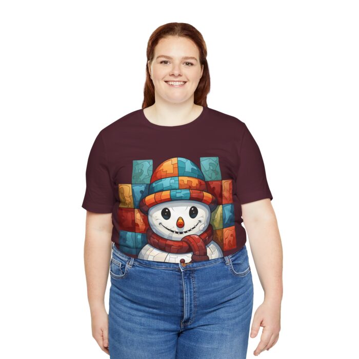 Snowman Unisex Jersey Short Sleeve Tee - Image 247