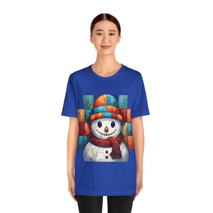 Snowman Unisex Jersey Short Sleeve Tee - Image 127