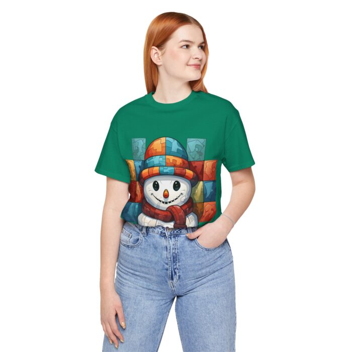 Snowman Unisex Jersey Short Sleeve Tee - Image 105