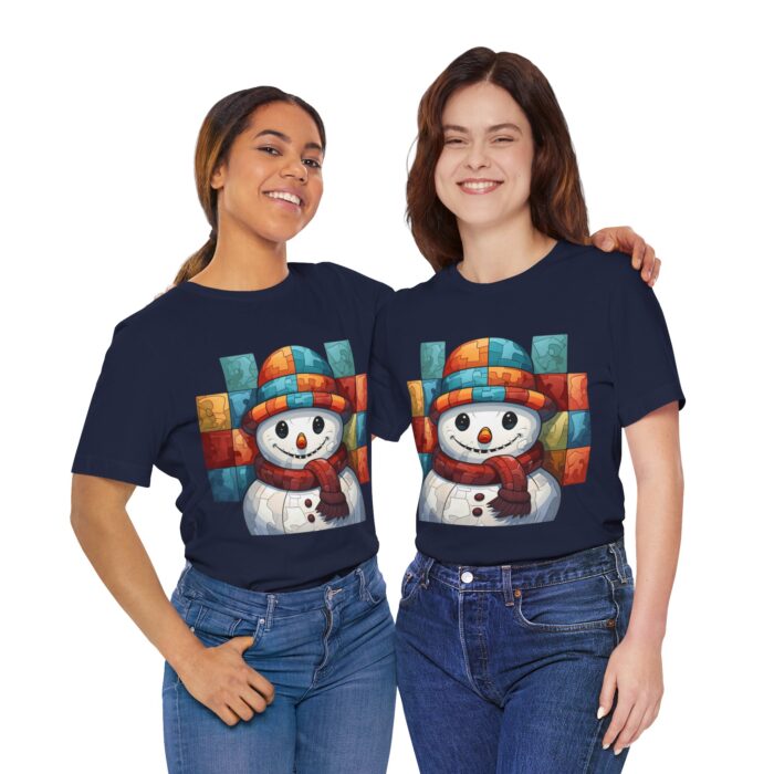 Snowman Unisex Jersey Short Sleeve Tee - Image 230