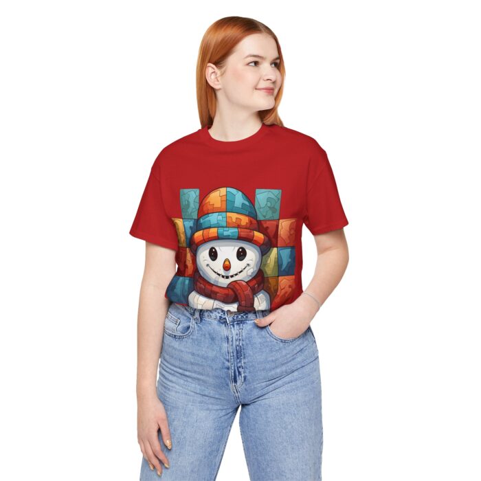 Snowman Unisex Jersey Short Sleeve Tee - Image 279