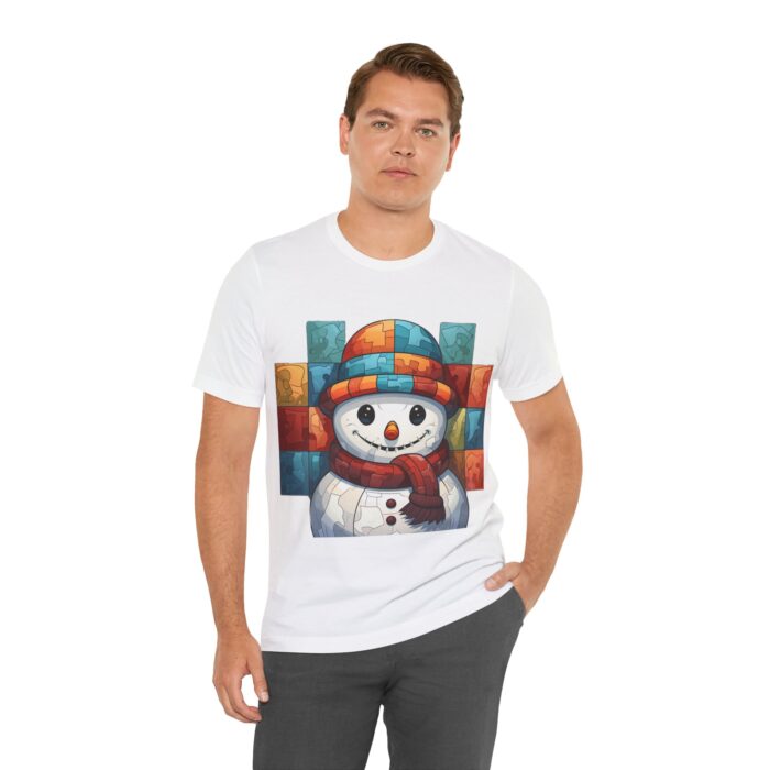 Snowman Unisex Jersey Short Sleeve Tee - Image 14