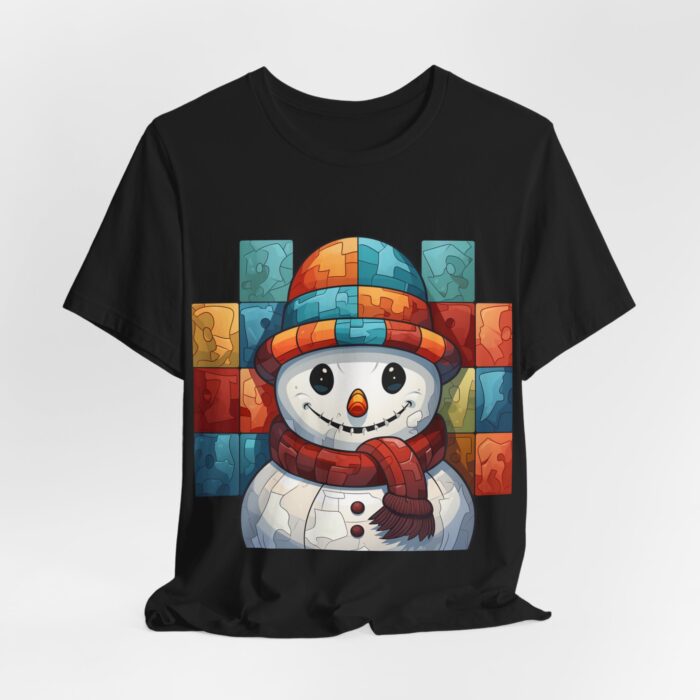 Snowman Unisex Jersey Short Sleeve Tee - Image 35