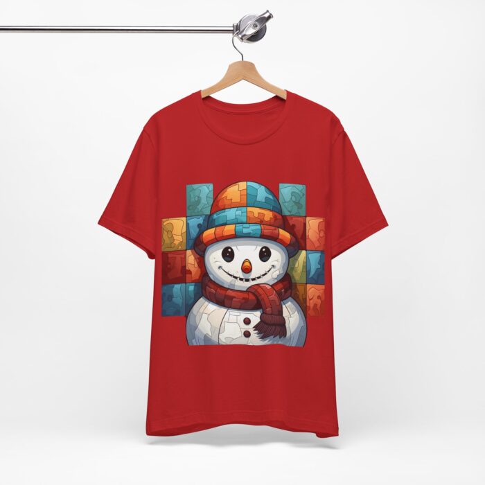 Snowman Unisex Jersey Short Sleeve Tee - Image 268