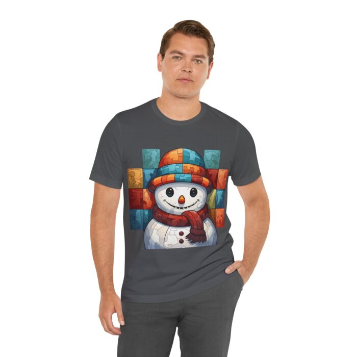 Snowman Unisex Jersey Short Sleeve Tee - Image 159