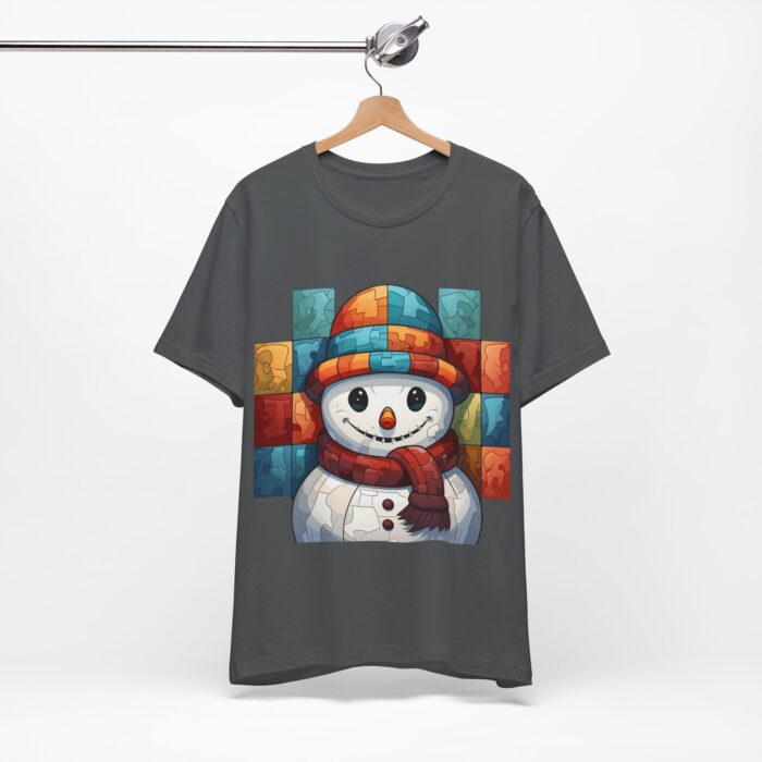 Snowman Unisex Jersey Short Sleeve Tee - Image 152