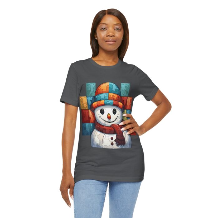 Snowman Unisex Jersey Short Sleeve Tee - Image 167